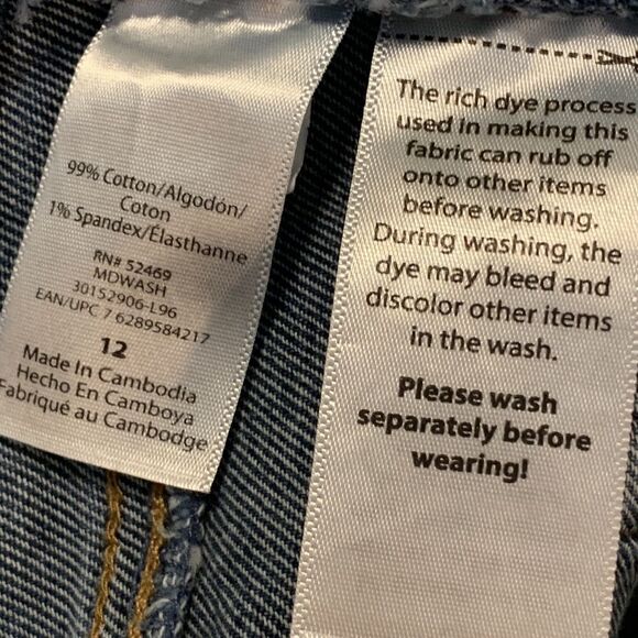 Sofia Jeans by Sofia Vergara size 12 Leslie Slim Straight cropped jeans - Picture 11 of 11